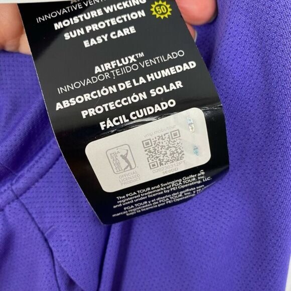 PGA Tour Women's Airflux Golf/Tennis Skort Size XXL Purple Tummy Control NEW - Picture 7 of 14